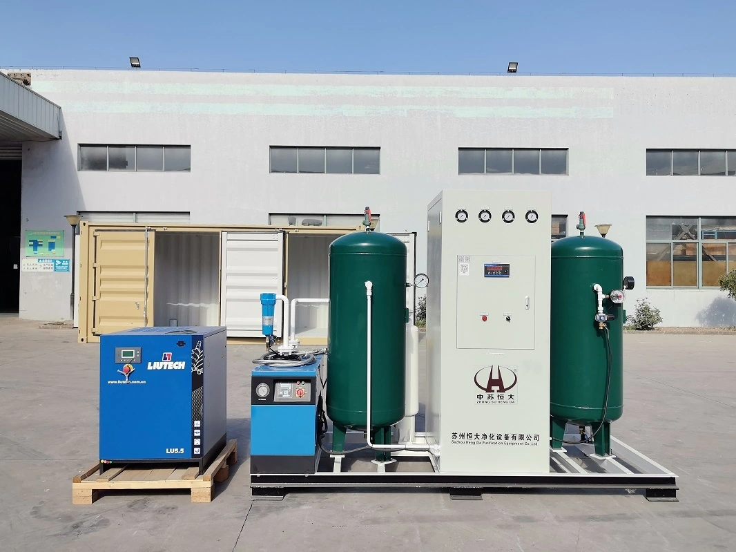 99.99% 5Nm3/h Nitrogen Gas System for Electronic Component RD Create Clean Environment Avoid Impurity 1