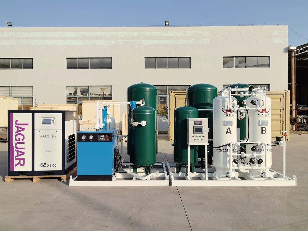 Générateur d'azote à 99,999 % (40 Nm³/h) pour impression 3D métal : assure un environnement sans oxygène et préserve la qualité de la poudre. 1