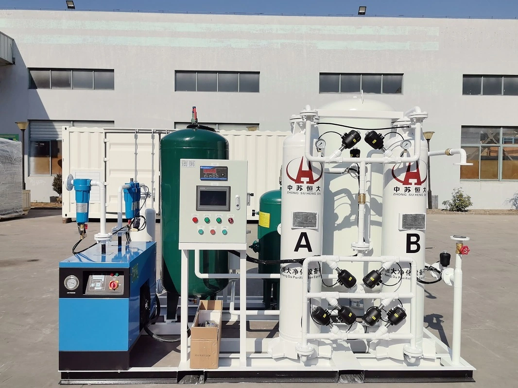 مولد أكسجين بنسبة 93% وبمعدل تدفق 5 متر مكعب/ساعة لتخمير البيرة والنبيذ، يوفر إمدادًا دقيقًا بالأكسجين لتخمير الخميرة. 1