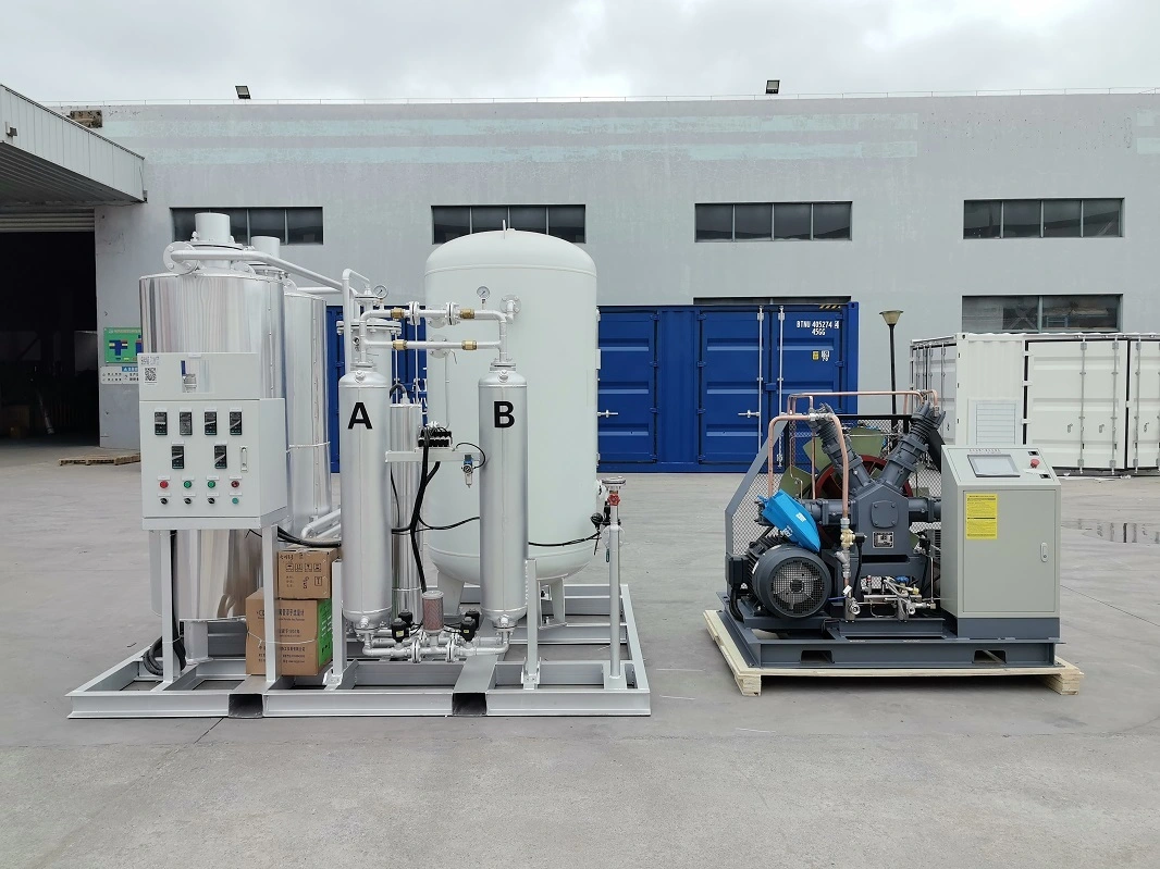 99.9995% 80Nm3/h Nitrogen Generator for Heat Treatment with Carbon Purification Control Carbon Potential 1