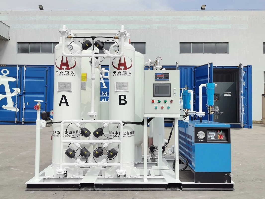 جهاز أكسجين صناعي بنسبة 93% وبمعدل تدفق 5 متر مكعب/ساعة لتوليد الأوزون ومعالجة مياه حمامات السباحة وإزالة الروائح الكريهة 1