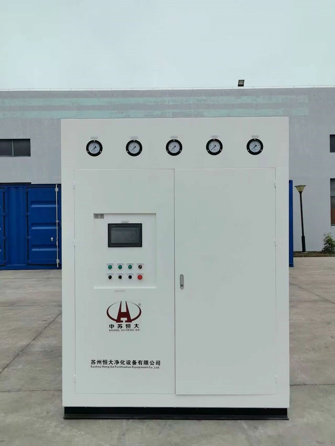 مولد أكسجين عالي النقاء بنسبة 99.5% ومعدل تدفق 33 نانومتر مكعب/ساعة، يُباع مباشرة من المصنع لتصنيع الرقائق الإلكترونية، ومعالجة الرقائق، والأكسدة، والتلدين. 1