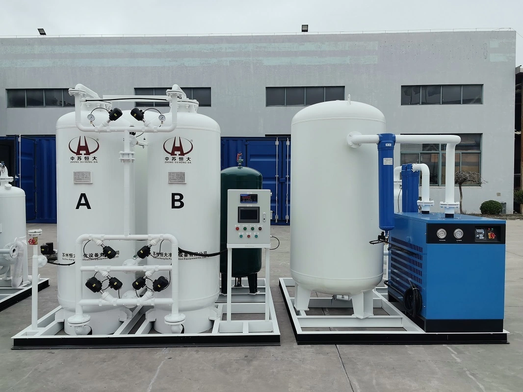 مولد أكسجين من المصنع مباشرة، 93%، 50 متر مكعب/ساعة، للزراعة في البيوت المحمية، لزيادة مستوى الأكسجين وتعزيز إنتاجية المحاصيل. 1