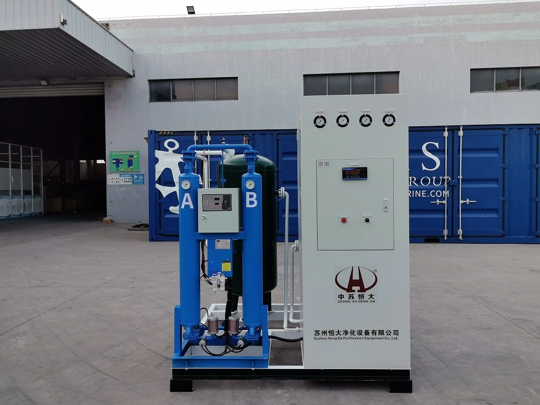 Générateur d'azote à 99,99 % (5 Nm³/h) pour la protection des procédés de filage, d'extrusion et de moulage par injection de fibres synthétiques 1