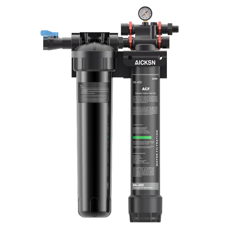 Prefiltro ad alto flusso per depuratore d'acqua commerciale a 1 stadio PP+ACF 2