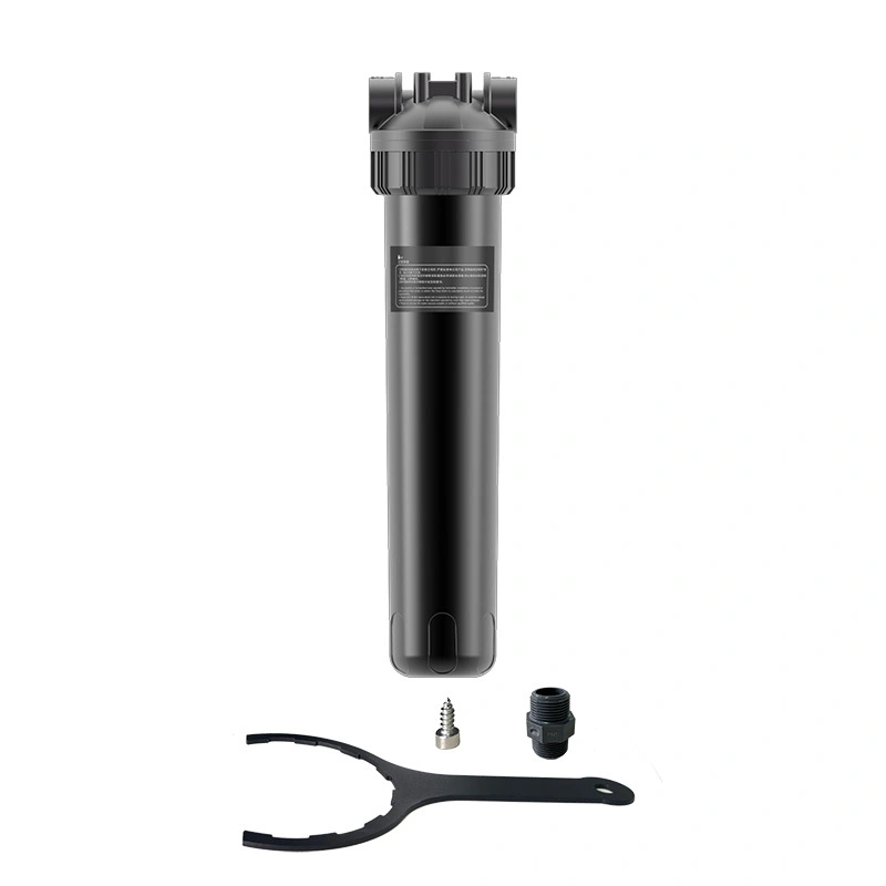 Aicksn Carcasa negra grande azul grande de alta calidad de 20 pulgadas con filtro de PP para eliminación eficiente de sedimentos MB1-P 1