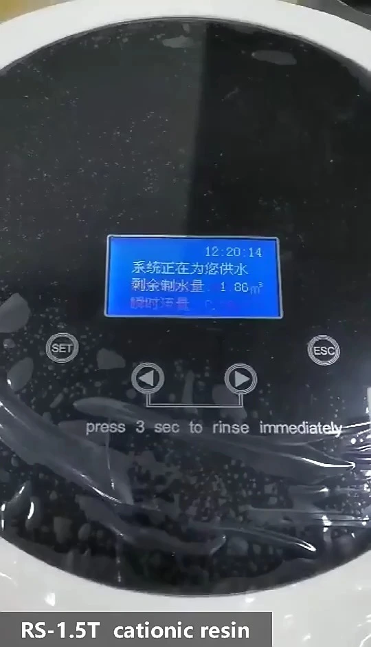 RS-1.5T/2.5T/3.5T Water Softener 1.5T/2.5T/3.5T Per Hour Cationic Resin Remove The Calcium And Magnesium Clamping Connect Prevent Leakage 1