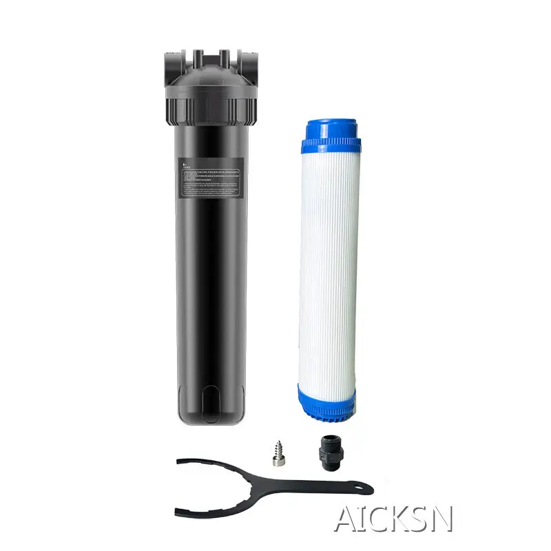 Aicksn Scale Prevention with 20 Inch Big Blue Housing  Featuring FOF Technology for Water Clarity MB1-P-FOF-1 1