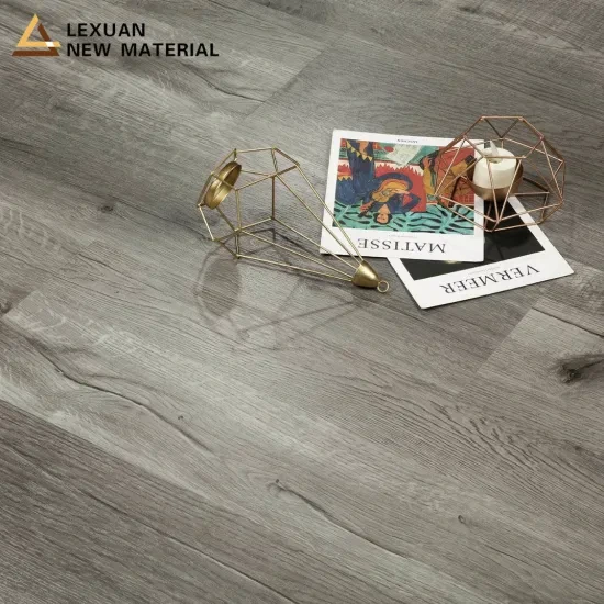Dark Brown Herringbone Parquet Wood 3.5mm Spc Flooring 1