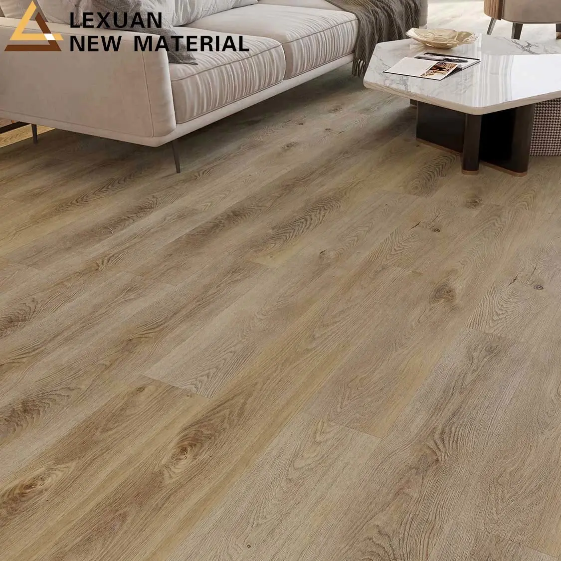 Spc Flooring Companies Wood Grain - for School - Lexuan Flooring 2