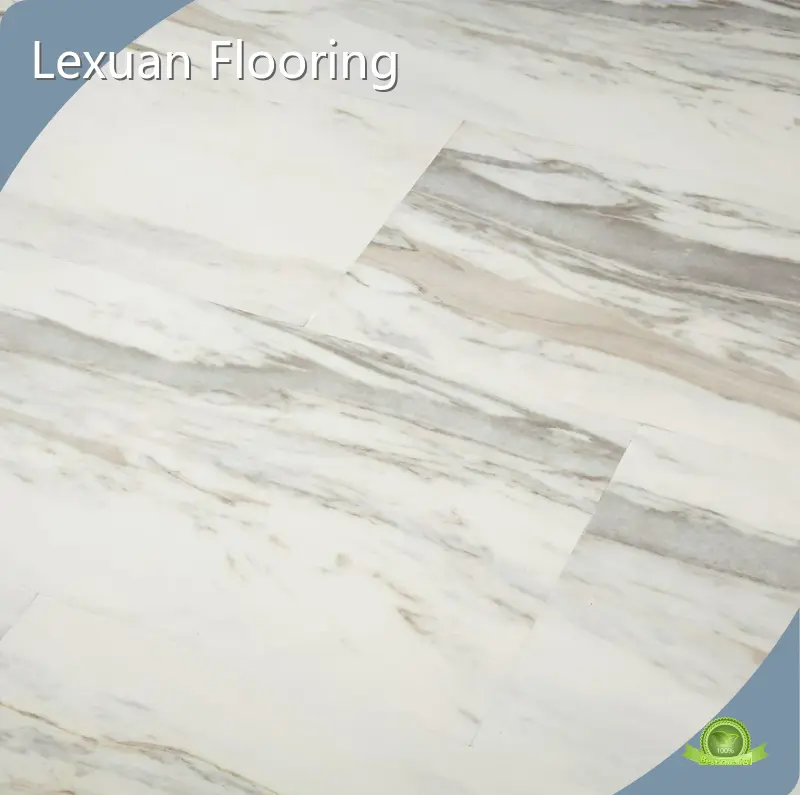 Plastic Spc Flooring Manufacturer Packing with Box and Plts Lexuan Flooring Brand Block 1