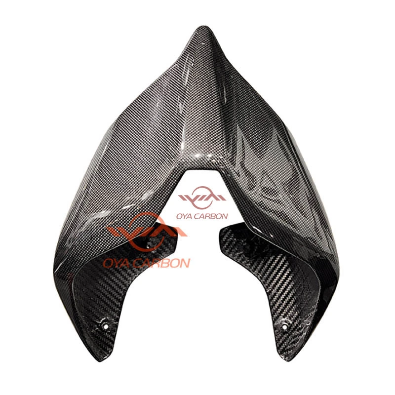 Housse de siège Ducati, produit en fibre de carbone OYA brillant 3K Twill 1