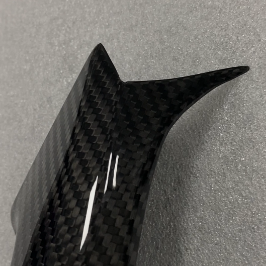 Maniglie interne per porte Lamborghini Huracan LP-610, prodotto in fibra di carbonio OYA lucido 3K Twill 9