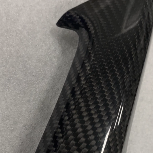 Maniglie interne per porte Lamborghini Huracan LP-610, prodotto in fibra di carbonio OYA lucido 3K Twill 7