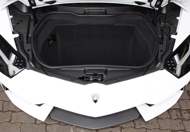 Kit bagagliaio anteriore Lamborghini Aventador 2011, prodotto in fibra di carbonio OYA lucido 3K Twill 1