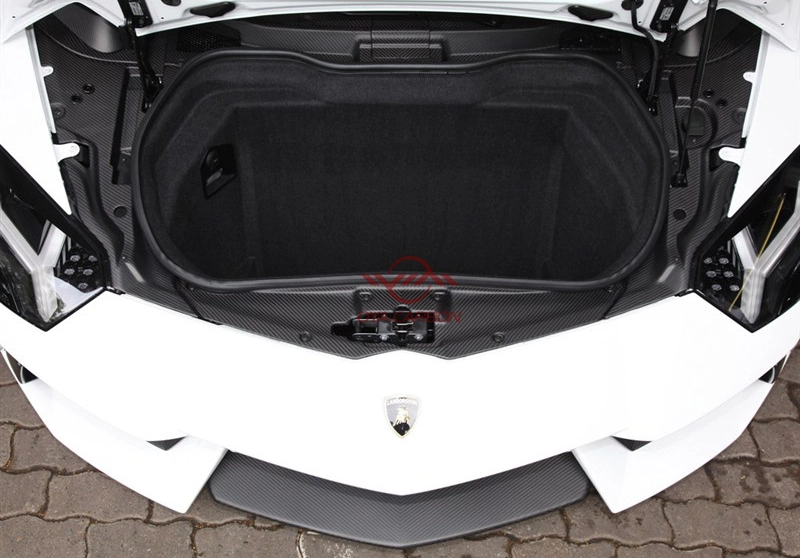 Kit bagagliaio anteriore Lamborghini Aventador 2011, prodotto in fibra di carbonio OYA lucido 3K Twill 1