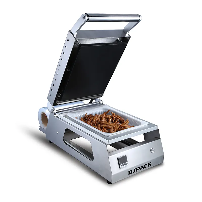 For Meat Packaging Food Tray Sealer Machine for Sale by DJPACK 2