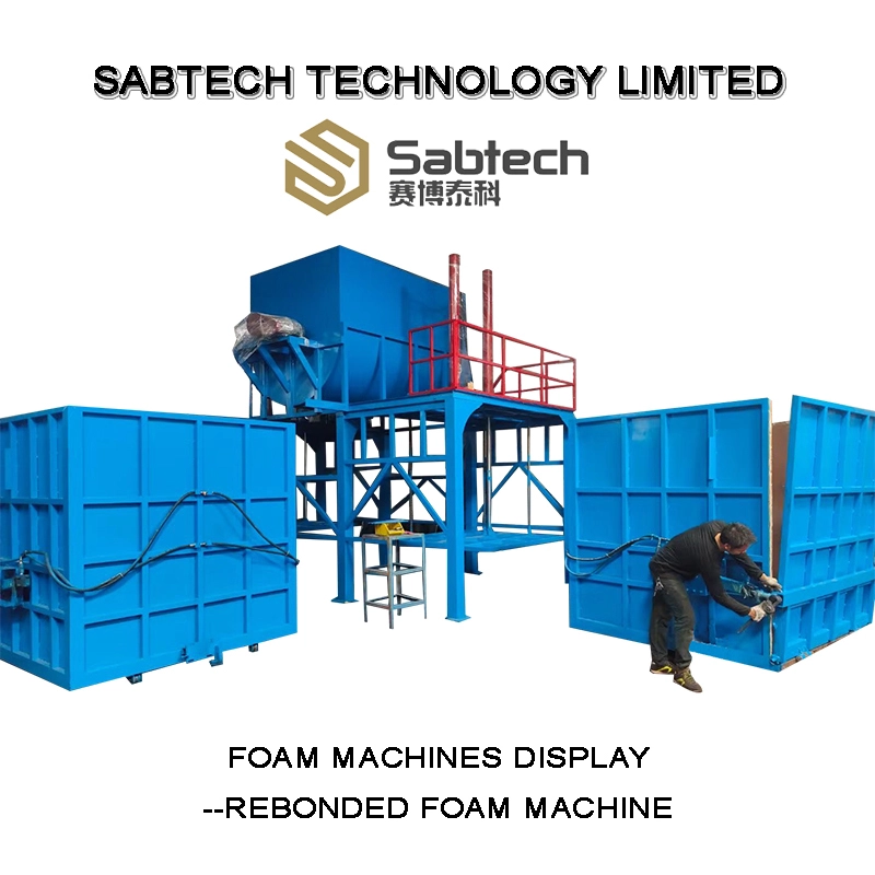 Rebonded Foam Machine Two Molds With Steam Boiler(SAB-RF-03) 1