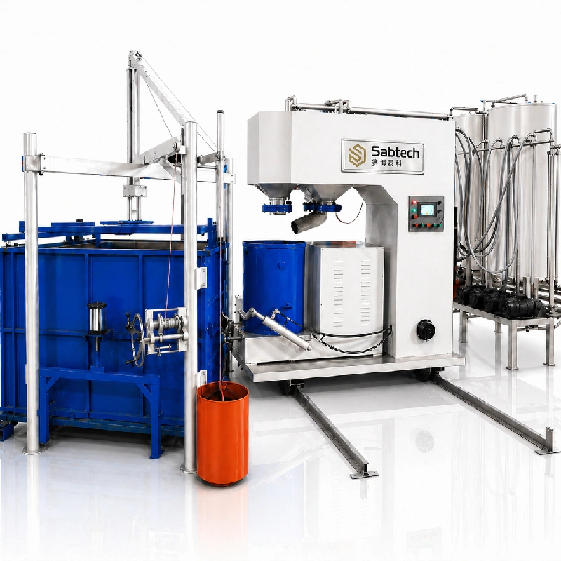 Máquina de espuma semiautomática em lote SAB-BF03 (sistema de 5 componentes) 2