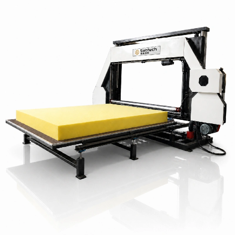 Máquina de corte de espuma horizontal de alta precisão (SAB-HC01) 2