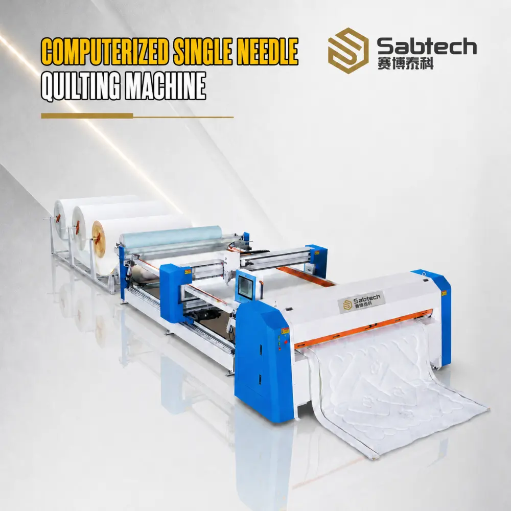 Full-automatic computerized single needle quilting machine(SAB-5D) 1