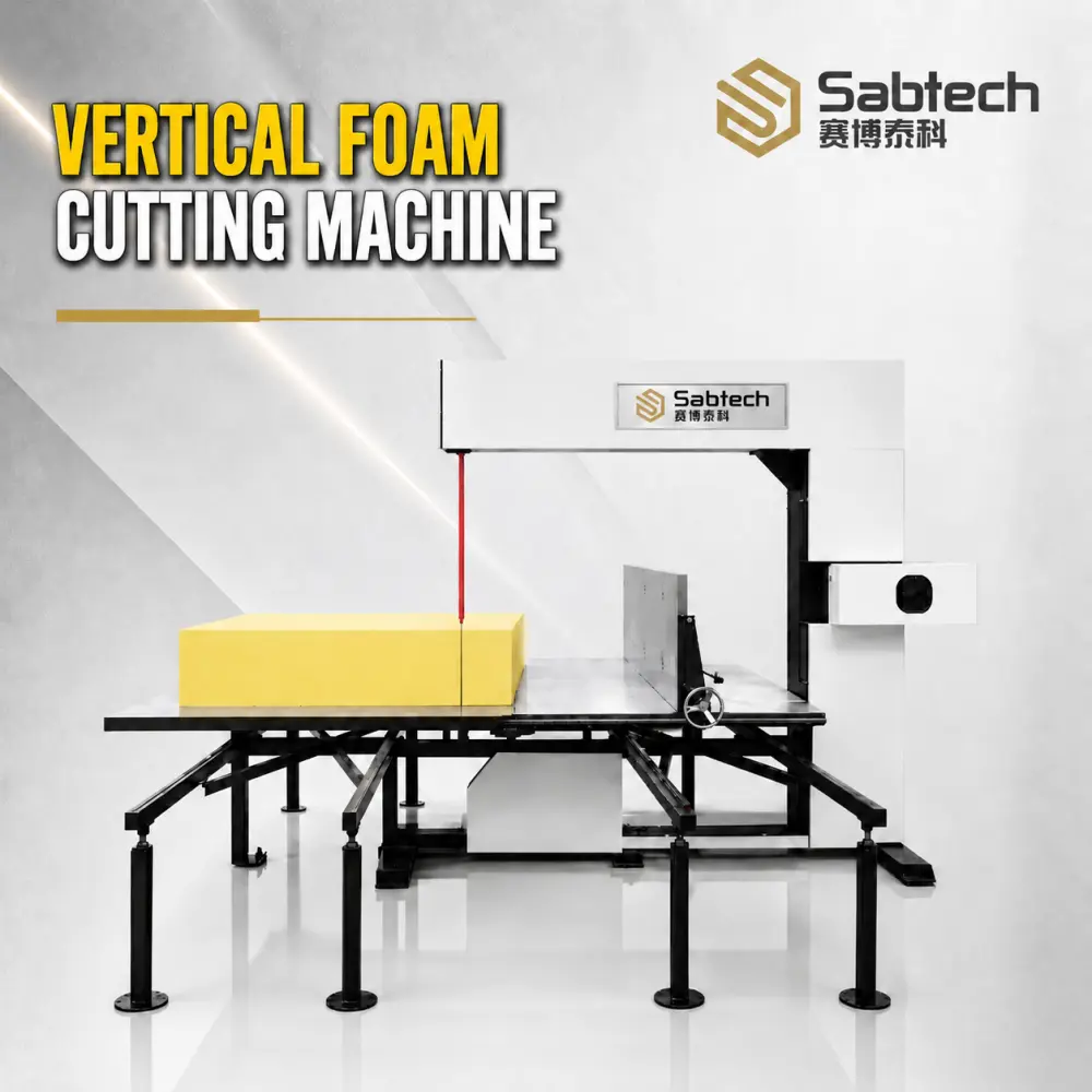 Vertical foam cutting machine(SAB-V03) 1