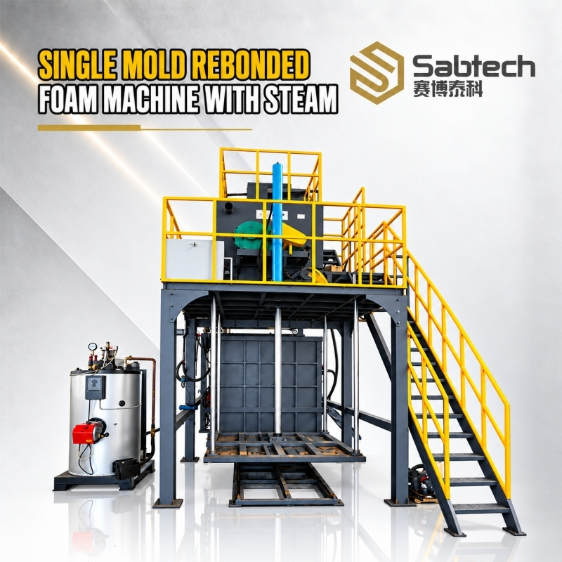 Machine à mousse recollée à la vapeur à moule unique (SAB-RF01H) 1