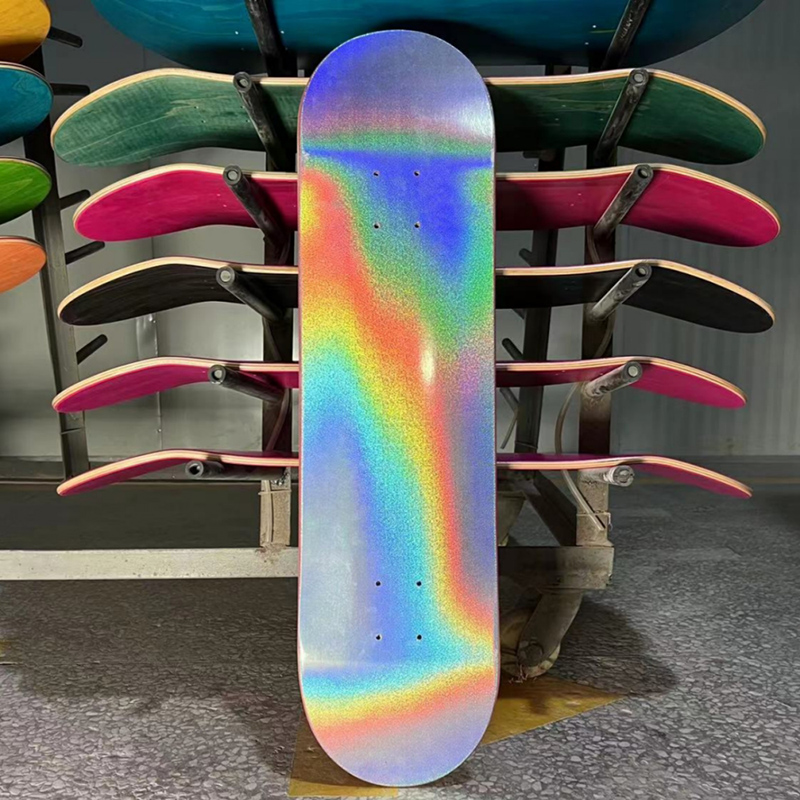 Holographic Foils Heat Transfer Films Skateboard Custom Design | Woodsen