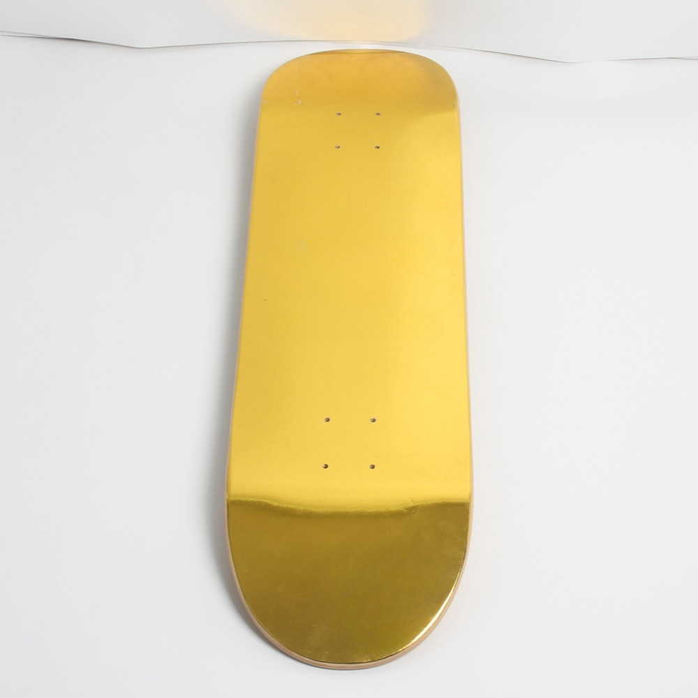 Foil emas film perpindahan panas efek cermin skateboard kustom 1