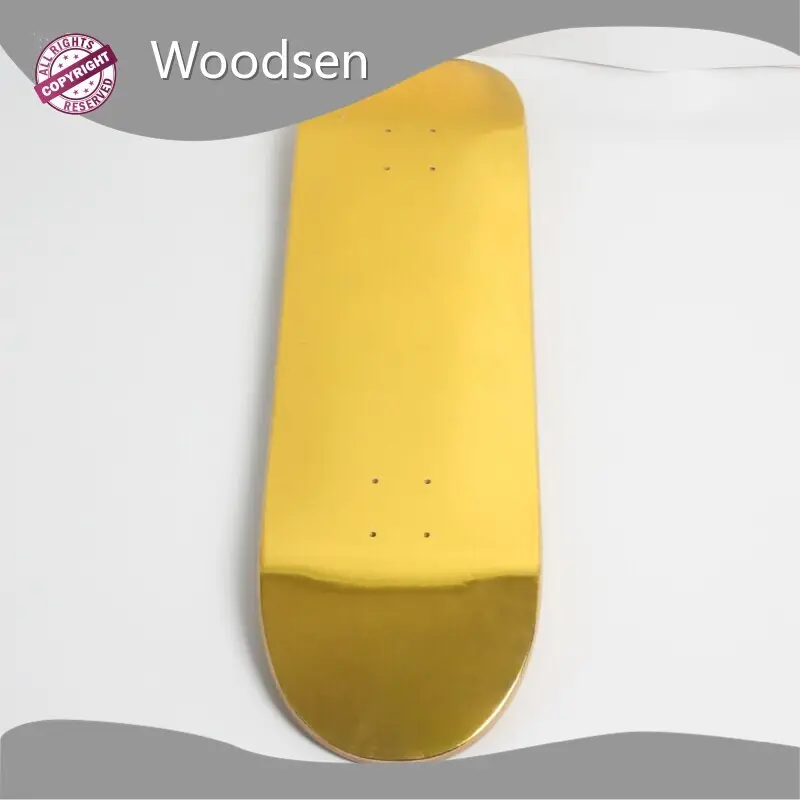 Skateboard Heat Transfer Film Woodsen Manufacture Gold Foils + Custom Design Above 1