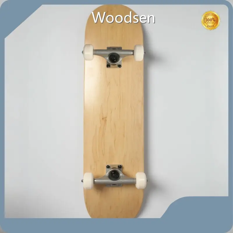 Best Cheap Complete Skateboard Black PUC Super High Rebounce by Woodsen 1