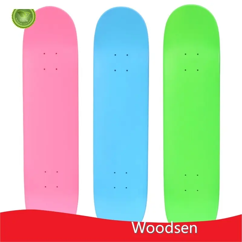 Woodsen Blank White Skateboard Deck 7.75”- 9.0”suppliers 1