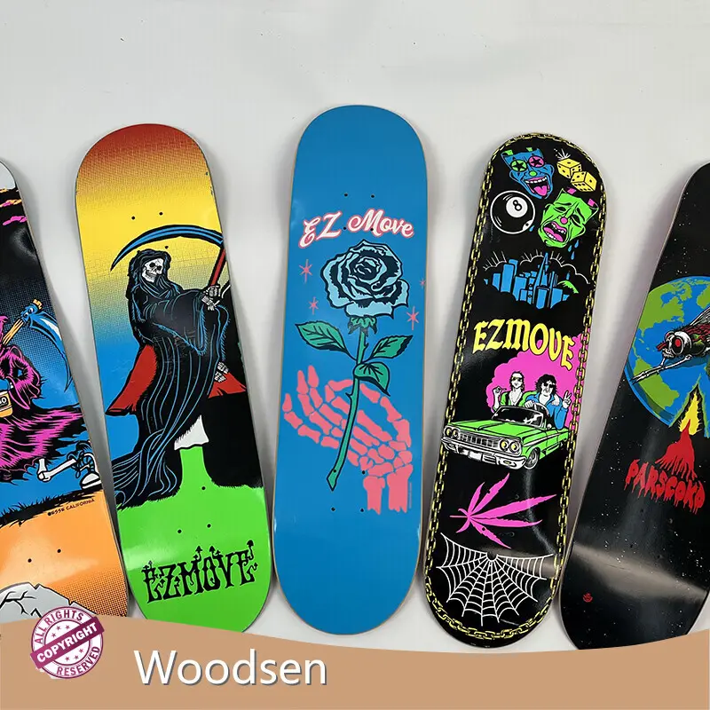 Hot Skateboard Heat Transfer Paper 9*33”/ 10*34” Woodsen Brand 1