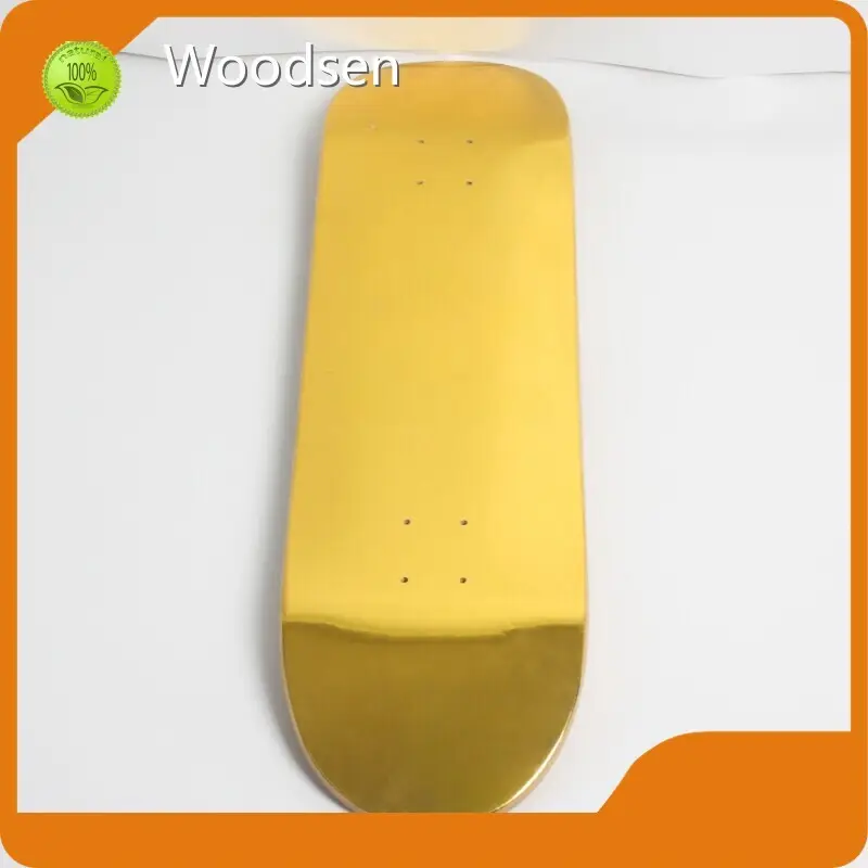 Woodsen Heat Transfer Paper for Skateboard Decks Gold Foils + Custom Design Above Heat Transfer Paper for Skateboard Deckscompany 1