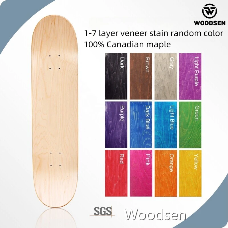 Carbon Fiber Skateboard Company 7 Ply Canadian Maple 1
