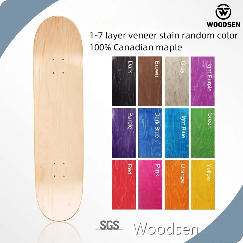 Carbon Fiber Skateboard Company 7 Ply Canadian Maple 1