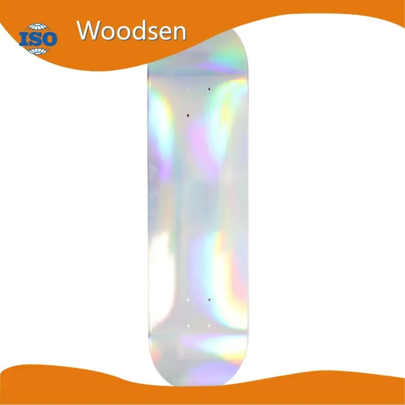 Skateboard Heat Transfer Paper Holographic + Custom Design Above by Woodsen 1