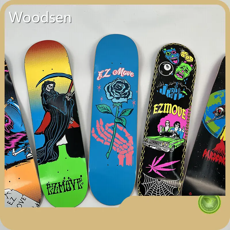 Skateboard Heat Transfer Film Full Page/transparent Supported - - Woodsen 1