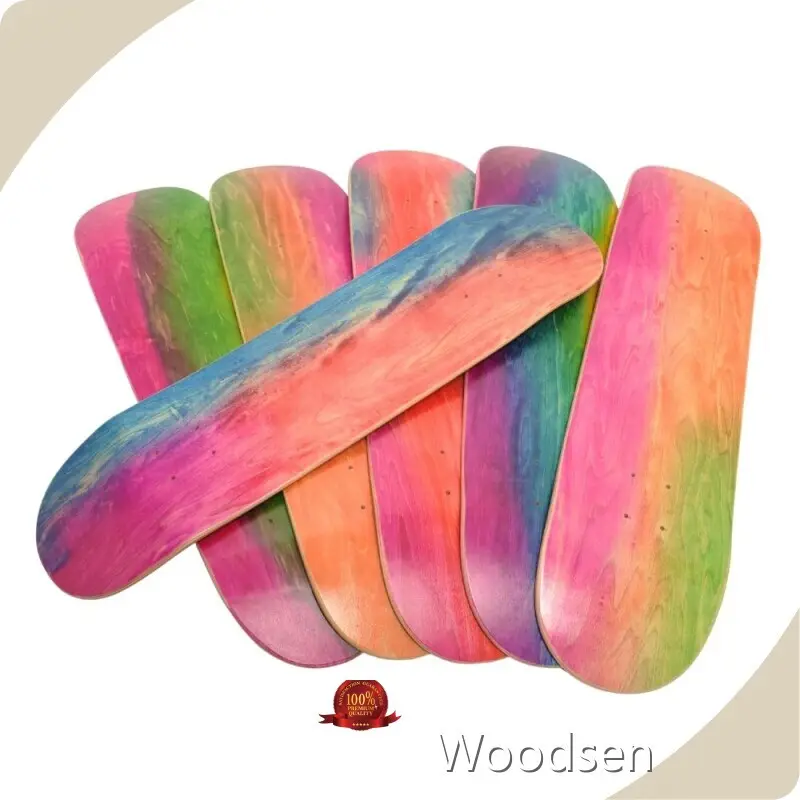 Skateboard Deck Gradient Dye + Customization Logo/graphic Mellow / Medium / Deepmanufacturers 1