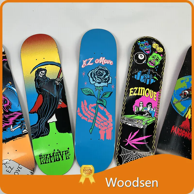 Heat Transfer Paper for Skateboard Decks Custom Design by Woodsen 1