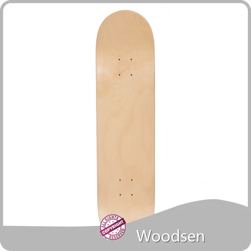 Newbest Skateboard Decks Original Wood Color 7 Ply Canadian Maple 1