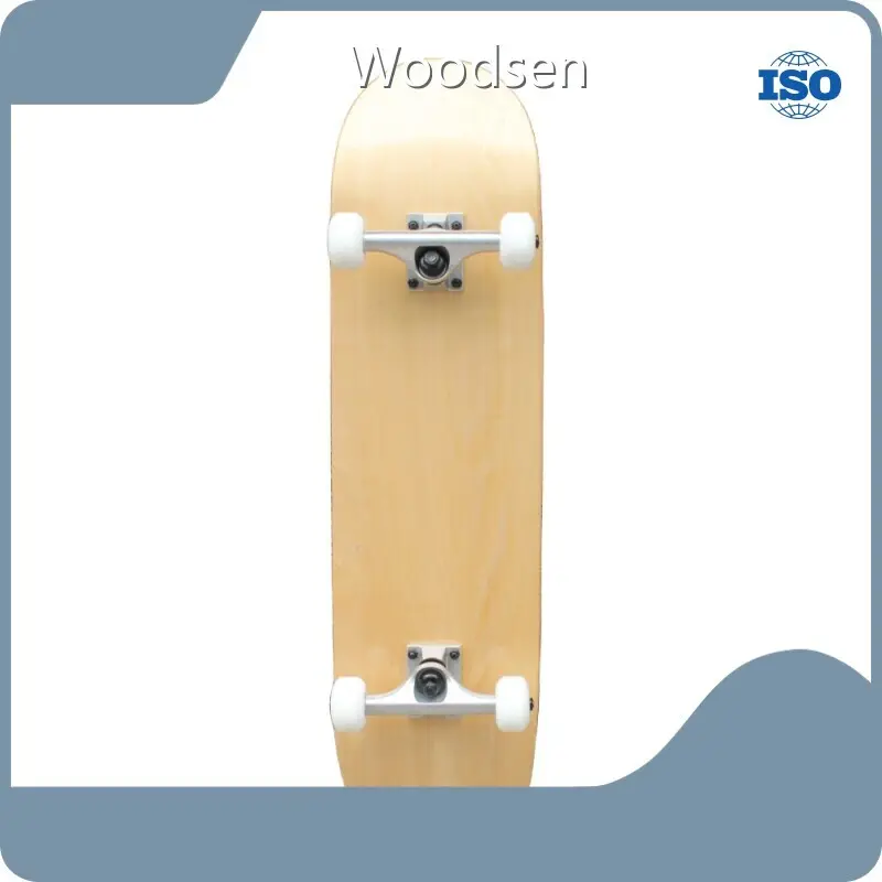 Bestcustom Skateboard Complete Standard ABEC-7 Chrome Steel Ball 5” Califonia Silver Truck 1