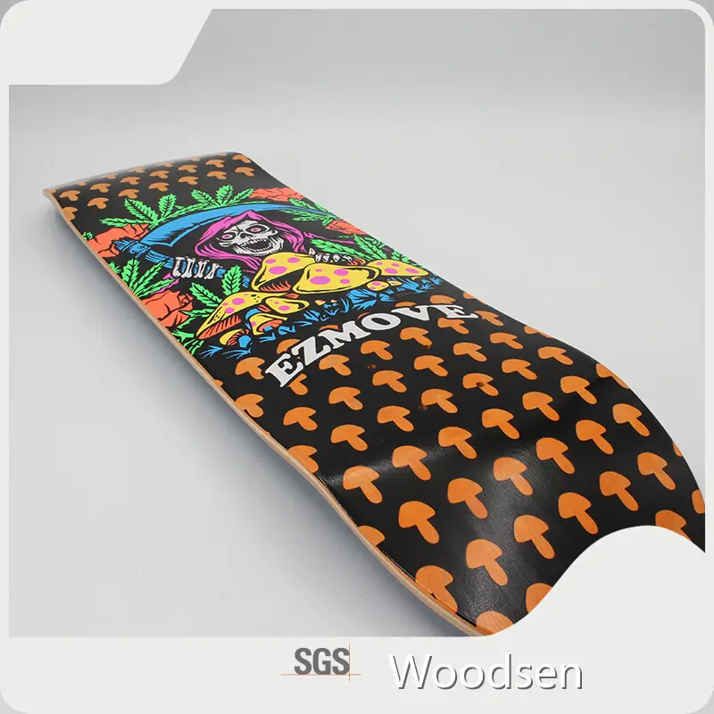 Skateboard Heat Transfer Film Full Page/transparent Supported Silkscreen Printingsuppliers 1