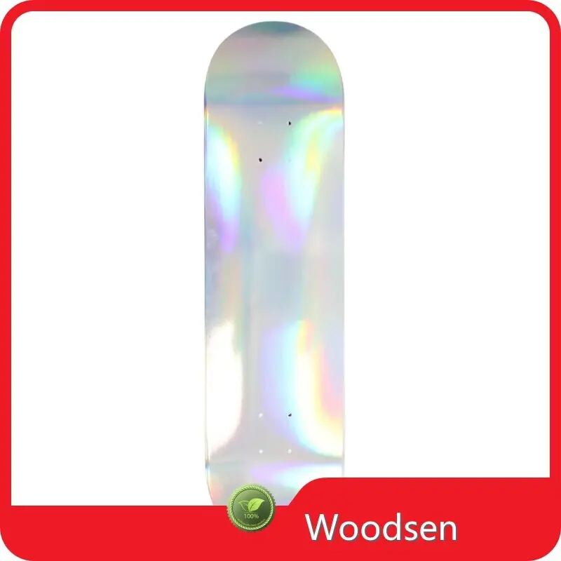 Heat Transfer Film for Skateboards Holographic + Custom Design Above - - Woodsen 1