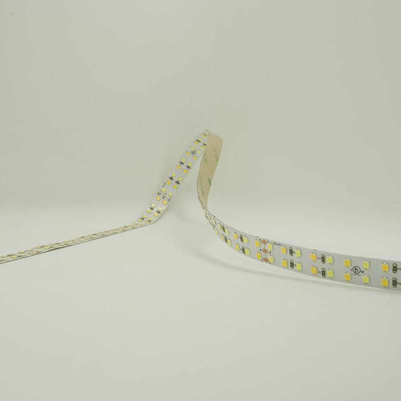 Bande réglable 24V double couleur blanche CCT LED, variable 2700K-6500K, 16,4 pieds 12