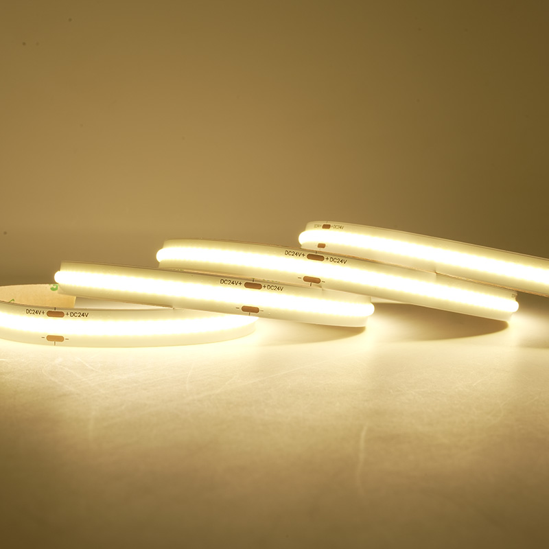 Ruban lumineux LED COB à CRI 90 élevé – 24 V CC, 384 LED pour éclairage professionnel 9