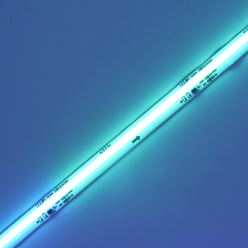 شريط LED رقمي RGB COB 24 فولت 672 مصباح LED لتأثيرات الإضاءة الخارجية 9