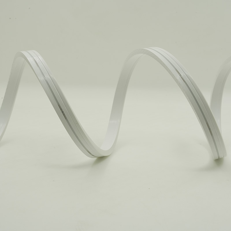 12 V warmweißes, wasserdichtes Neon-LED-Band für den Außenbereich, 4 x 10 mm 8
