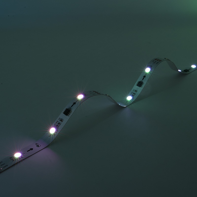 Bande LED RGB 12V 30 LED WS2811 bande RGB numérique 12mmPCB IP20 bande LED flexible de couleur magique 2