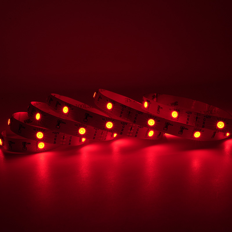 La cinta direccionable de 12V SMD5050 LED enciende la luz de tira elegante teledirigida de 36leds RGB 12